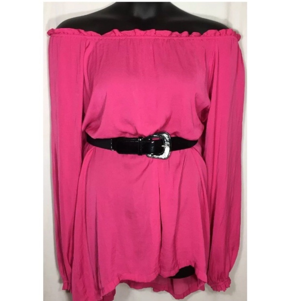 Long Sleeve Peasant Blouse Tunic Versatile PMB6